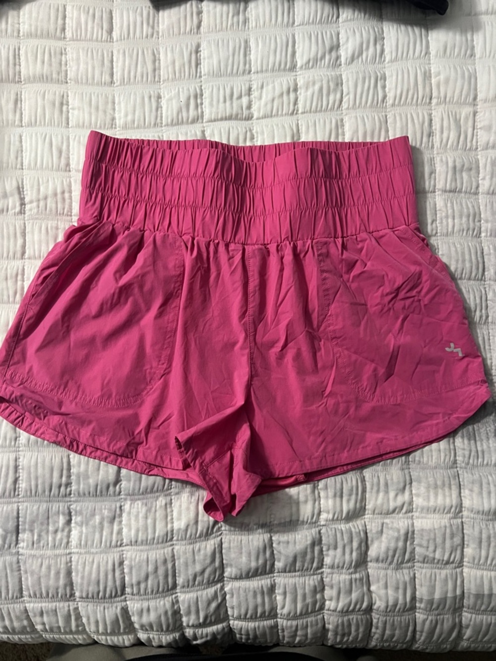 JoyLab Hot Pink High-Waist Athletic Shorts